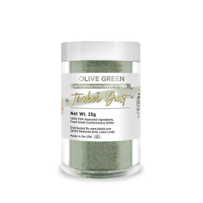 Bulk Size Olive Green Edible Tinker Dust | Bakell