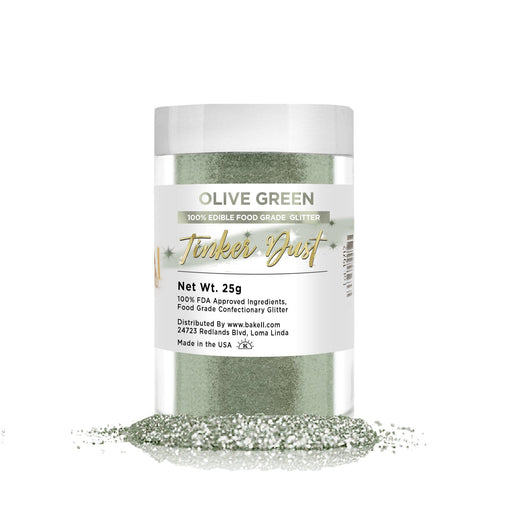 Bulk Size Olive Green Edible Tinker Dust | Bakell