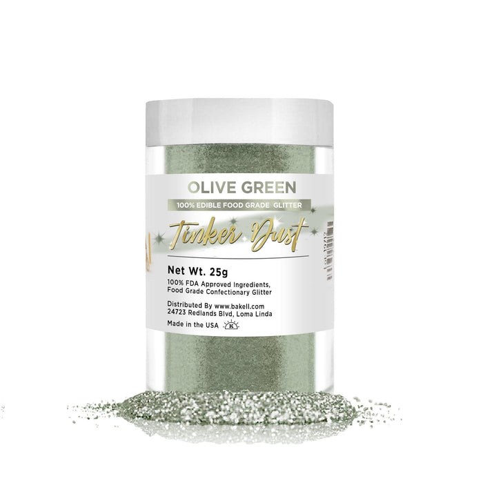 Bulk Size Olive Green Edible Tinker Dust | Bakell