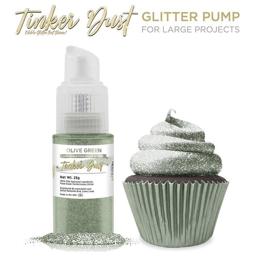 Olive Green Tinker Dust® Glitter Spray Pump by the Case-Wholesale_Case_Tinker Dust Pump-bakell