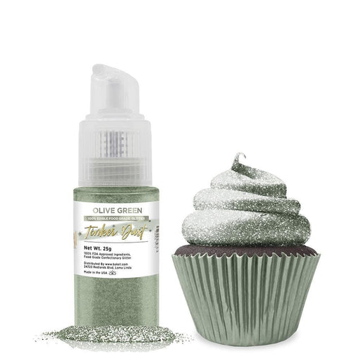 Olive Green Tinker Dust® Glitter Spray Pump by the Case | Private Label-Private Label_Tinker Dust Pump-bakell