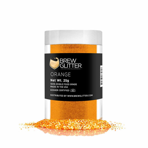 Orange Brew Glitter®, Bulk Size | Beverage & Beer Glitters from Bakell