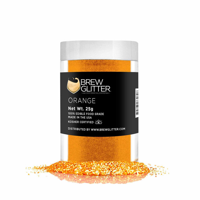 Orange Brew Glitter®, Bulk Size | Beverage & Beer Glitters from Bakell