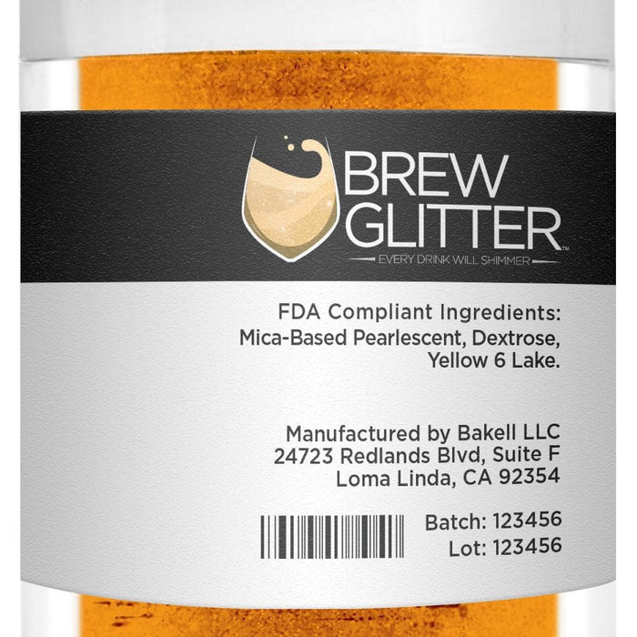 Orange Brew Glitter Private Label | Bakell