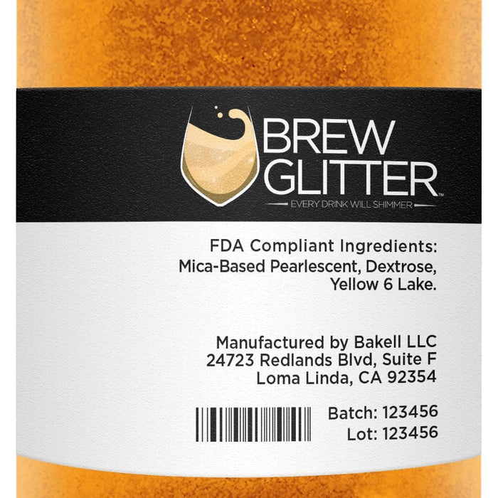 Orange Brew Glitter Private Label | Bakell