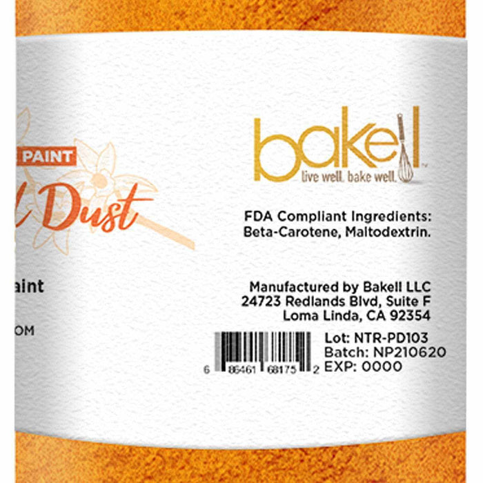 Orange All Natural Baking Powder & Food Coloring  | Bakell