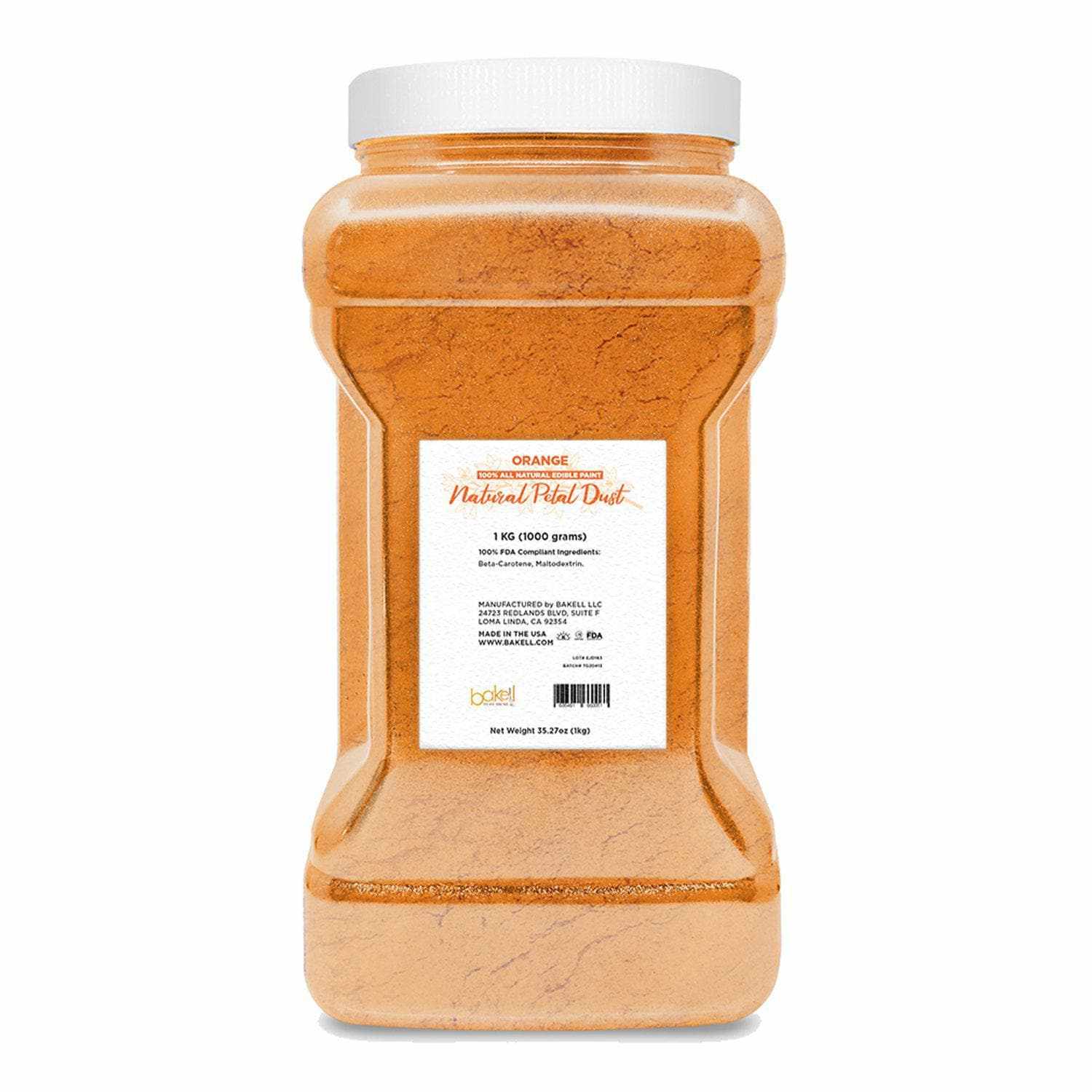 Orange All Natural Baking Powder & Food Coloring  | Bakell