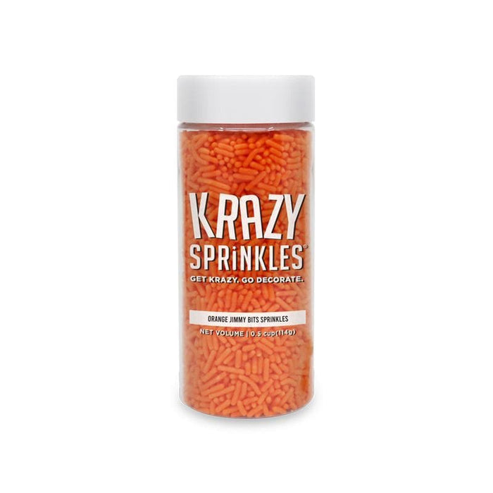 Orange Jimmies Sprinkles | Krazy Sprinkles | Bakell
