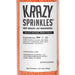 Orange Mini Pearl Beads by Krazy Sprinkles®| Wholesale Sprinkles