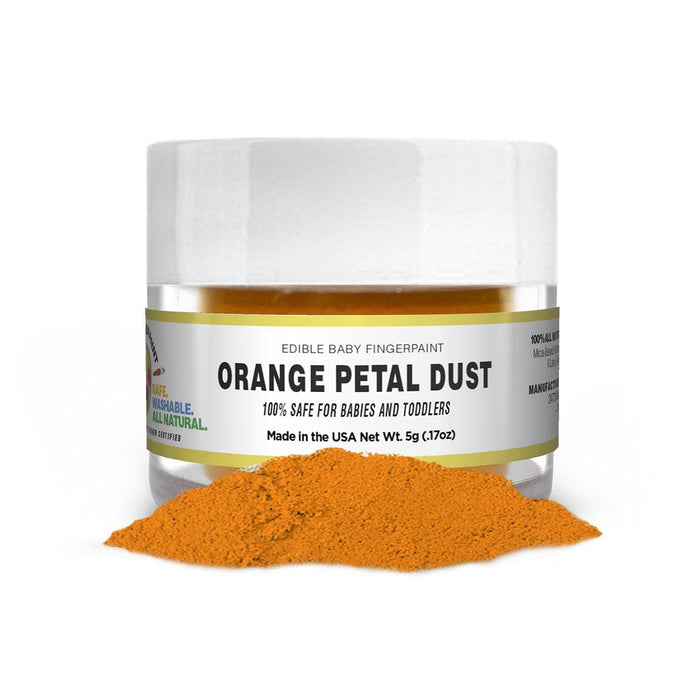 Orange Pure Petal Dust | Consumable Child Finger Paint | Bakell