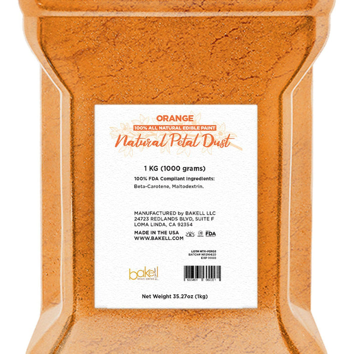 Buy Wholesale Orange Natural Edible Dust | Bakell