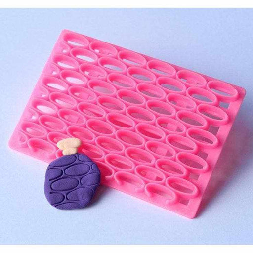 Oval Pattern Square Impression Embossing Small Stamp | Bakell