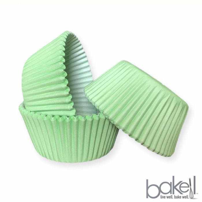 Pastel Mint Green Standard Size Cupcake Wrappers & Liners  | Bakell® Baking Products