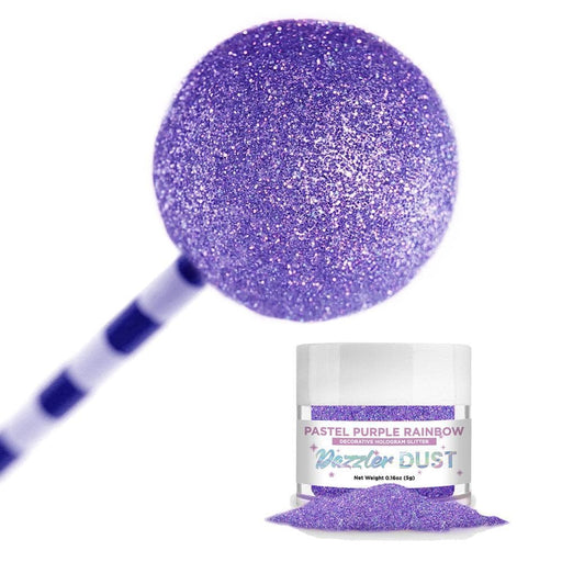 Pastel Purple Rainbow Dazzler Dust® 5 Gram Jar-Dazzler Dust_5G_Google Feed-bakell