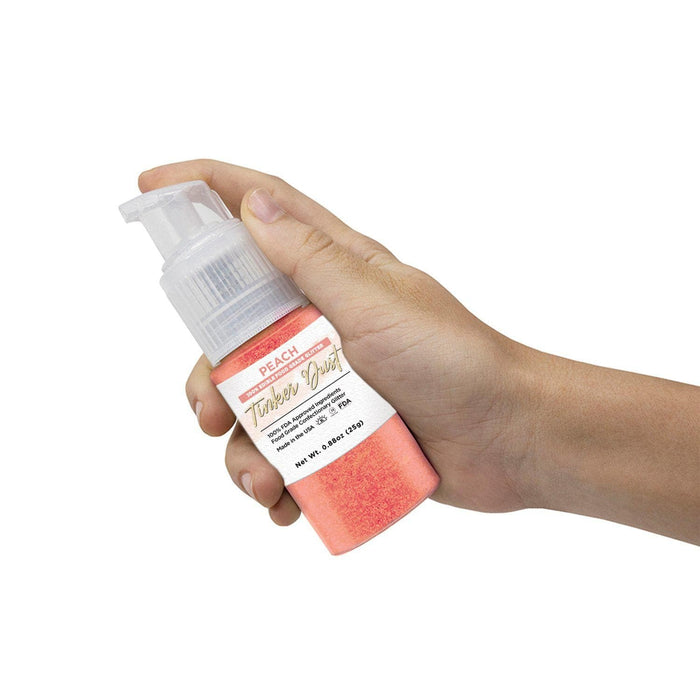 Peach Edible Glitter Spray 25g Pump | Tinker Dust | Bakell