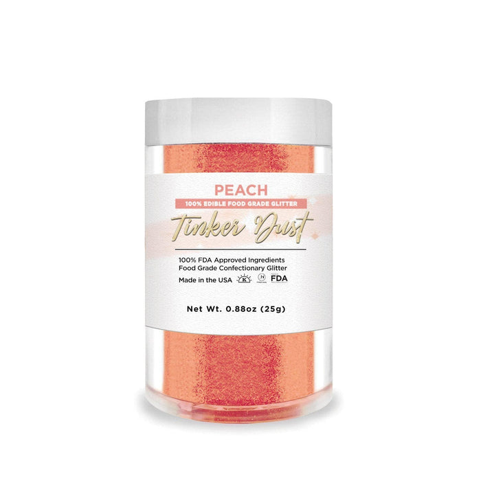 Peach Edible Tinker Dust, Bulk | #1 Site for Edible Glitters & Dusts