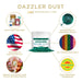 Peacock Green Dazzler Dust® 5 Gram Jar-Dazzler Dust_5G_Google Feed-bakell
