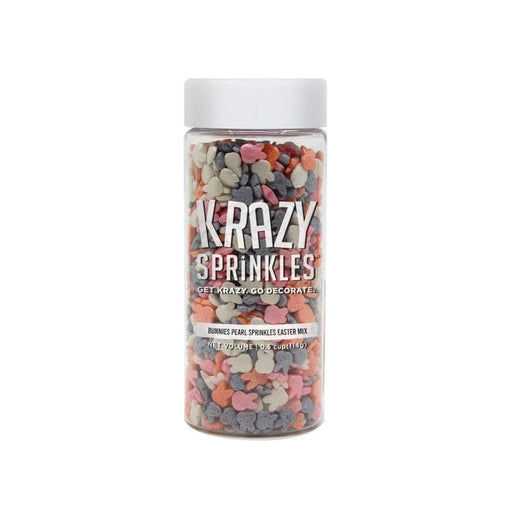Pearl Easter Bunnies Shaped Sprinkles-Krazy Sprinkles_HalfCup_Google Feed-bakell