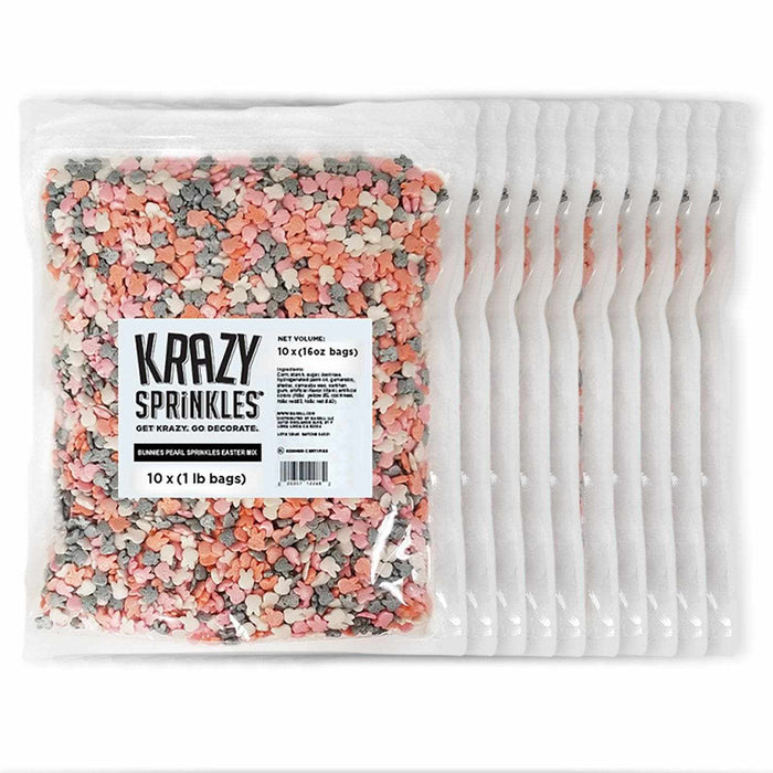Buy Pearl Easter Bunnies Sprinkles by Krazy Sprinkles® | Bakell