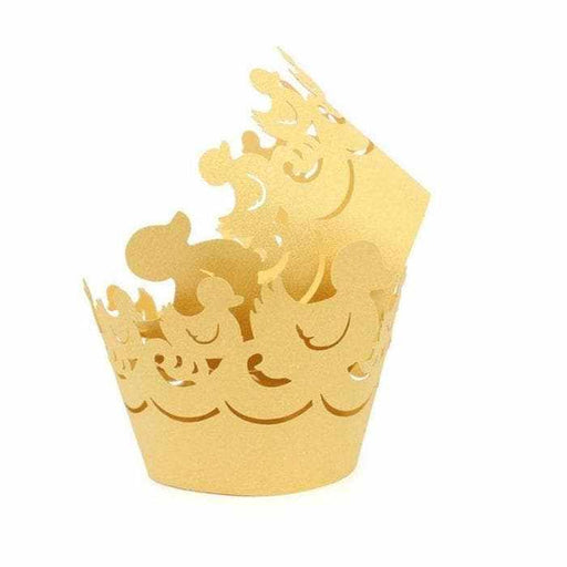 Pearly Yellow-Gold Duck Cupcake Wrappers & Liners  | Bakell® Baking Products