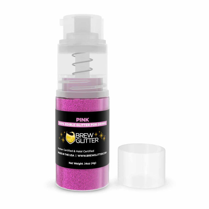 Pink Brew Glitter | 4g Spray Pump by the Case | Bakell