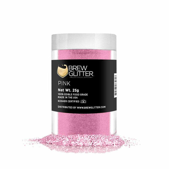 Pink Brew Glitter®, Bulk Size | Beverage & Beer Glitters from Bakell