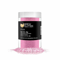 Pink Brew Glitter®, Bulk Size | Beverage & Beer Glitters from Bakell