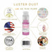 New! Miniature Luster Dust Spray Pump | 4g Pink Champagne Edible Glitter