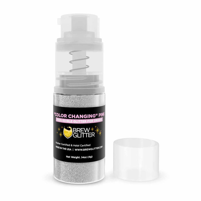 Pink Color Changing Beverage Glitter Mini Spray Pump - Wholesale-Wholesale_Case_Brew Glitter 4g Pump-bakell