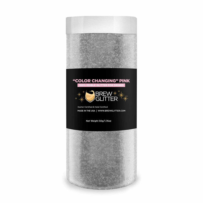 Bulk Size Pink Color Changing  Glitter | Bakell