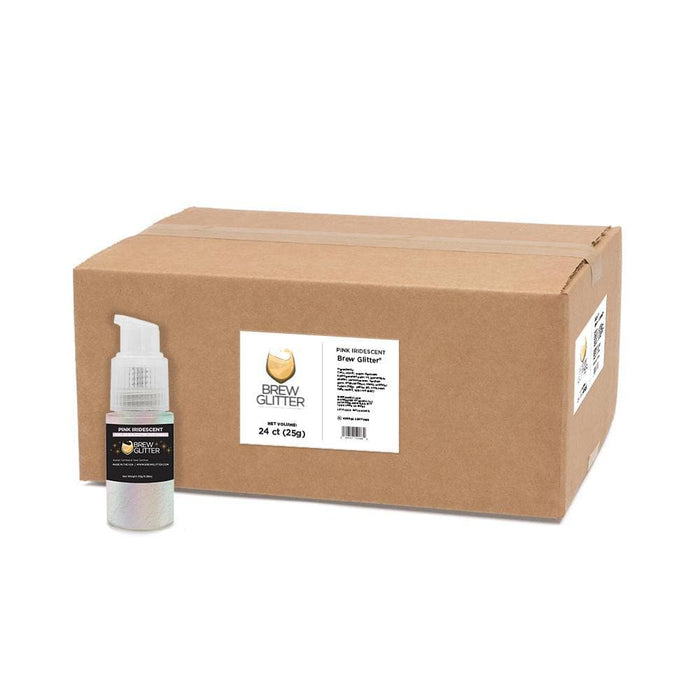 Pink Iridescent Brew Glitter Spray Pump Wholesale by the Case | Bakell.com