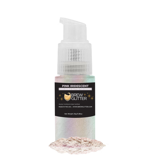 Pink Iridescent Brew Glitter Spray Pump Private Label Wholesale by the Case | Bakell.com