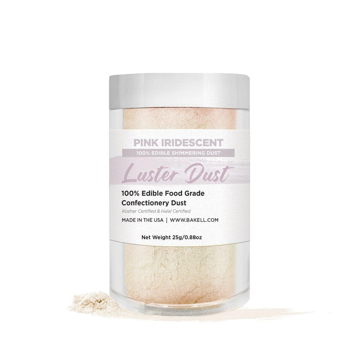 Pink Iridescent Luster Dust | 100% Edible & Kosher Pareve | Wholesale ...