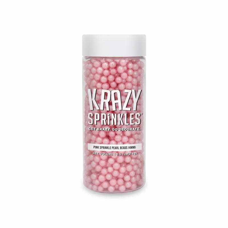 Pink Pearl 4mm Sprinkle Beads Wholesale (24 units per/ case) | Bakell