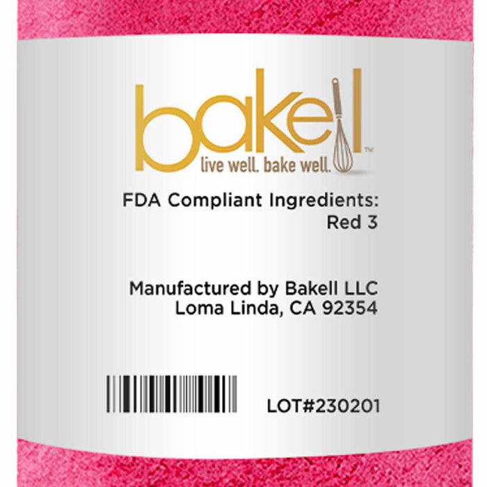 A close up view of Pink Food Coloring ingredients. | bakell.com