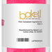 Close up view of Pink Food Coloring label | bakell.com