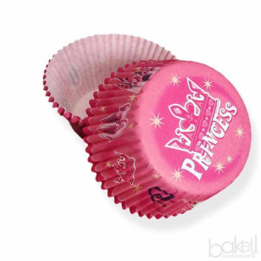 Pink Princess Cupcake Wrappers | Bulk & Wholesale | Bakell.com