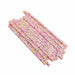 Pink Retro Floral Print Cake Pop Party Straws | Bulk Sizes-Cake Pop Straws_Bulk-bakell