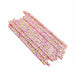 Pink Retro Floral Print Cake Pop Party Straws-Cake Pop Straws-bakell