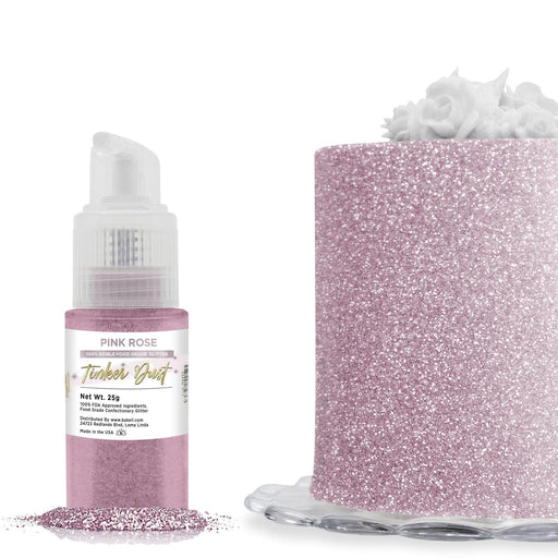 Pink Edible Glitter FDA Approved Made in USA - Kosher, Vegan — The Cookie  Countess