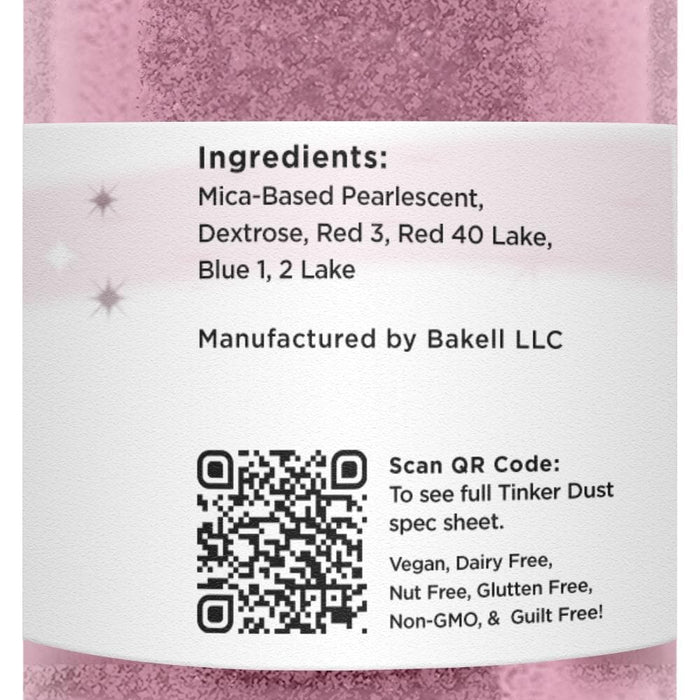 Pink Rose Tinker Dust Glitter Private Label | Bakell