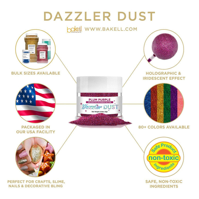 Plum Purple Dazzler Dust® Wholesale-Wholesale_Case_Dazzler Dust-bakell
