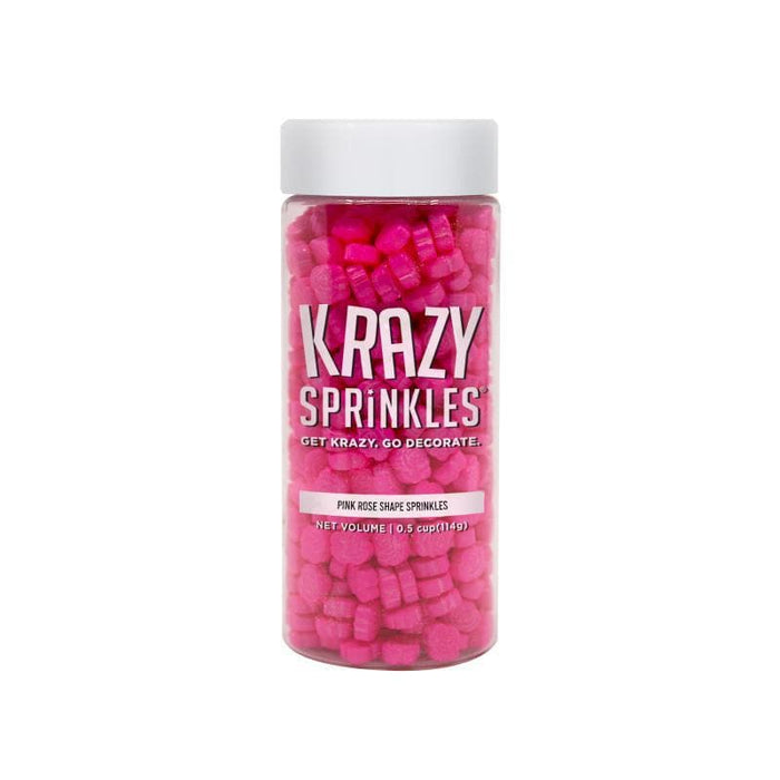 Pretty In Pink Roses Shaped Sprinkles-Krazy Sprinkles_HalfCup_Google Feed-bakell