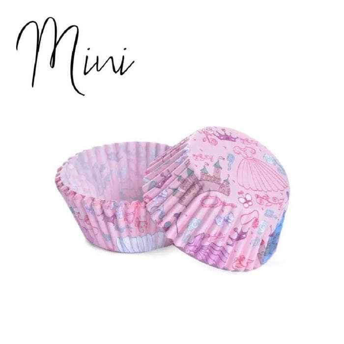 Princess Print Mini Cupcake Wrappers & Liners | Bakell® Baking Products