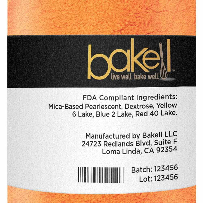 Bulk Pumpkin Orange Luster Dust 25gram | Bakell