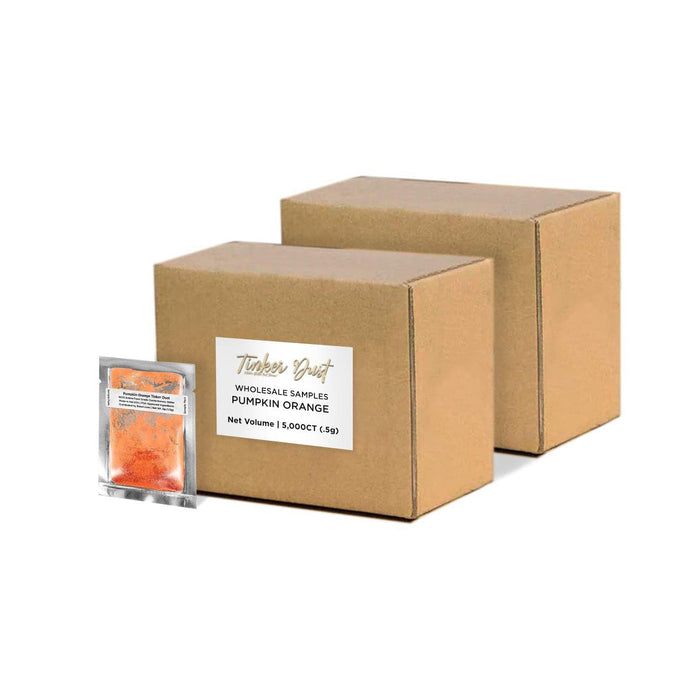 Pumpkin Orange Tinker Dust Glitter Sample Packs Wholesale | Bakell