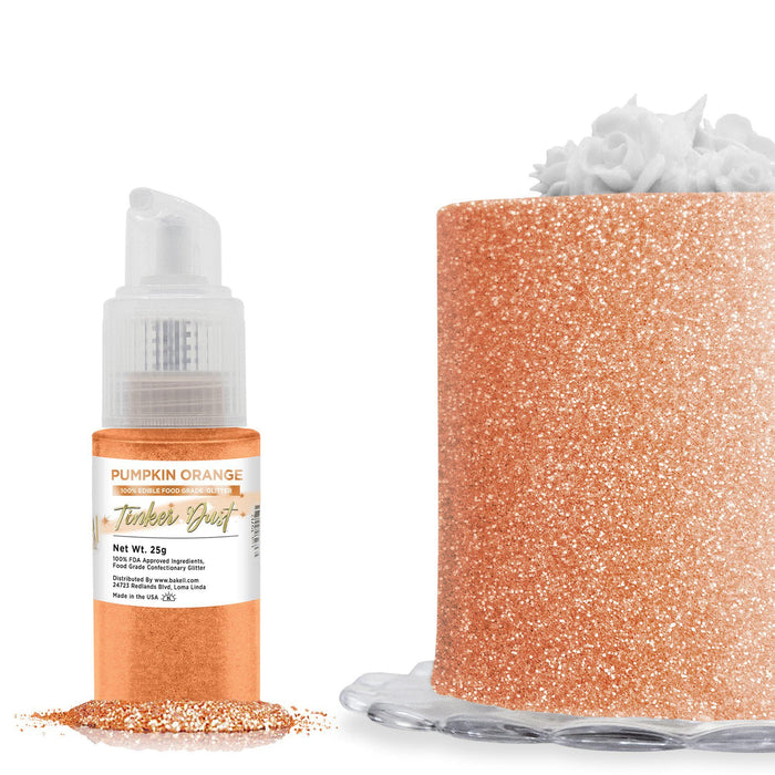 Pumpkin Orange Tinker Dust® Glitter Spray Pump by the Case | Private Label-Private Label_Tinker Dust Pump-bakell