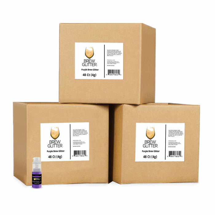 Purple Beverage Glitter Mini Spray Pump - Wholesale-Wholesale_Case_Brew Glitter 4g Pump-bakell