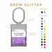 Purple Private Label Label Brew Glitter Hang Tag Neckers | Bakell
