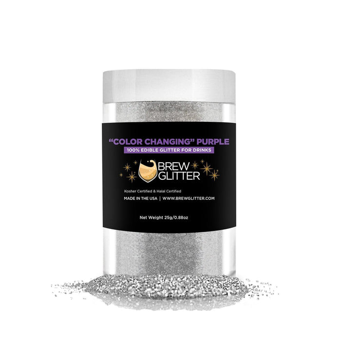 Bulk Size Purple Color Changing Glitter | Bakell